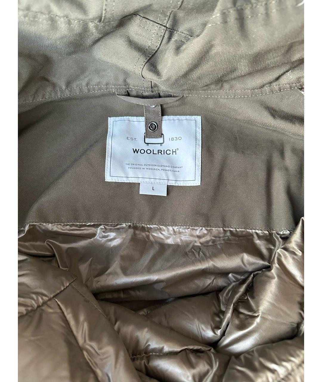 WOOLRICH Зеленая хлопковая парка, фото 6