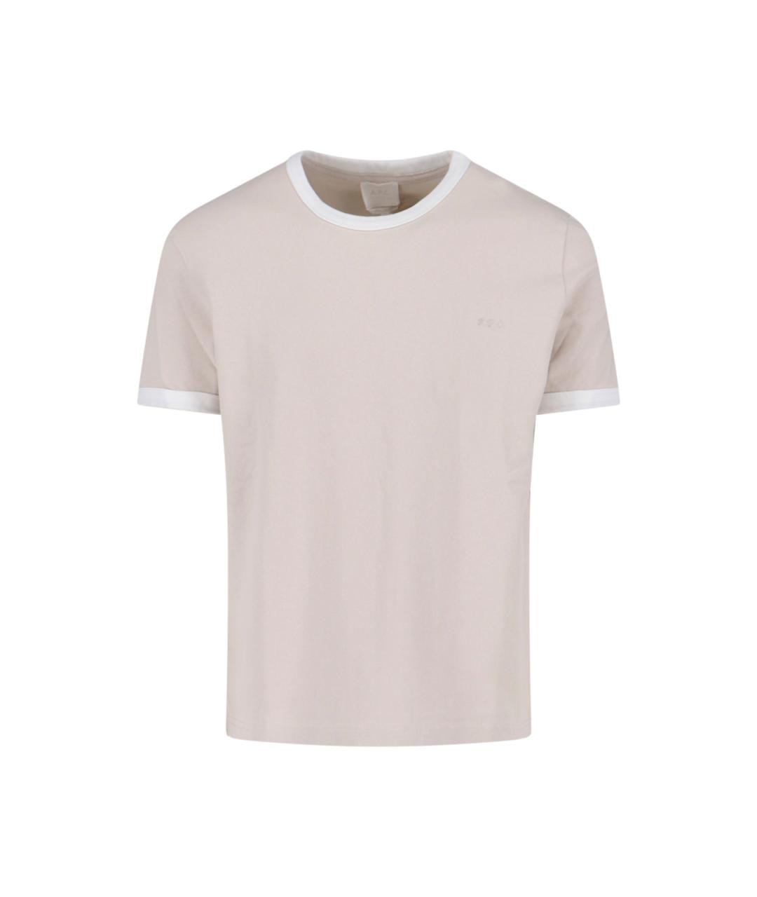 A.P.C. Розовая хлопковая футболка, фото 1