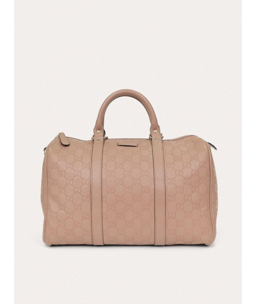 GUCCI Розовая кожаная сумка с короткими ручками, фото 9