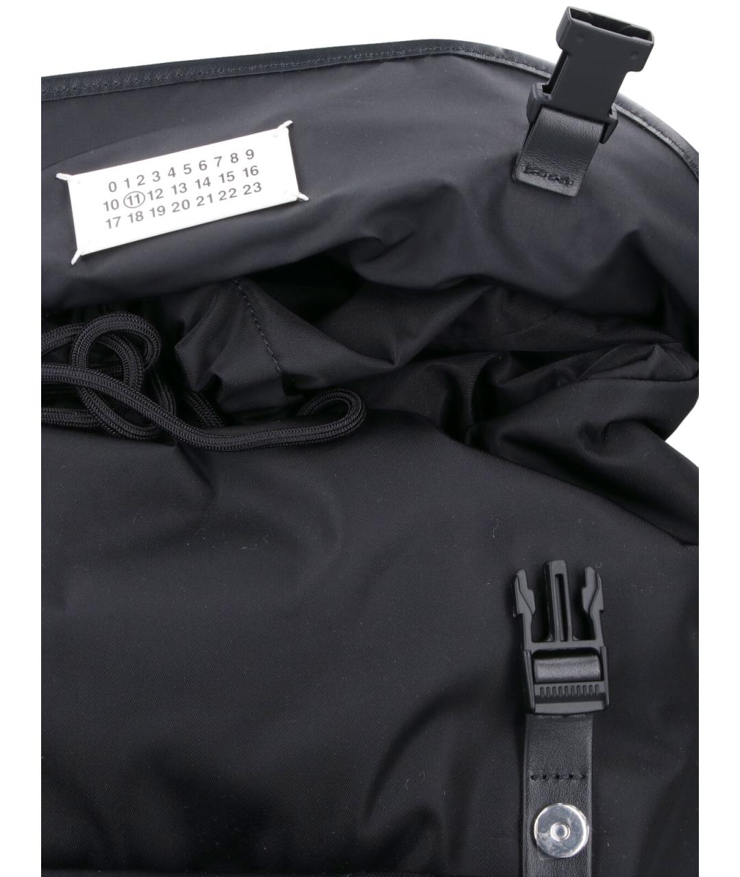 MAISON MARGIELA Черный синтетический рюкзак, фото 4