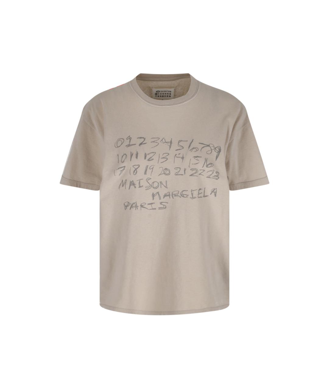 MAISON MARGIELA Белая хлопковая футболка, фото 1