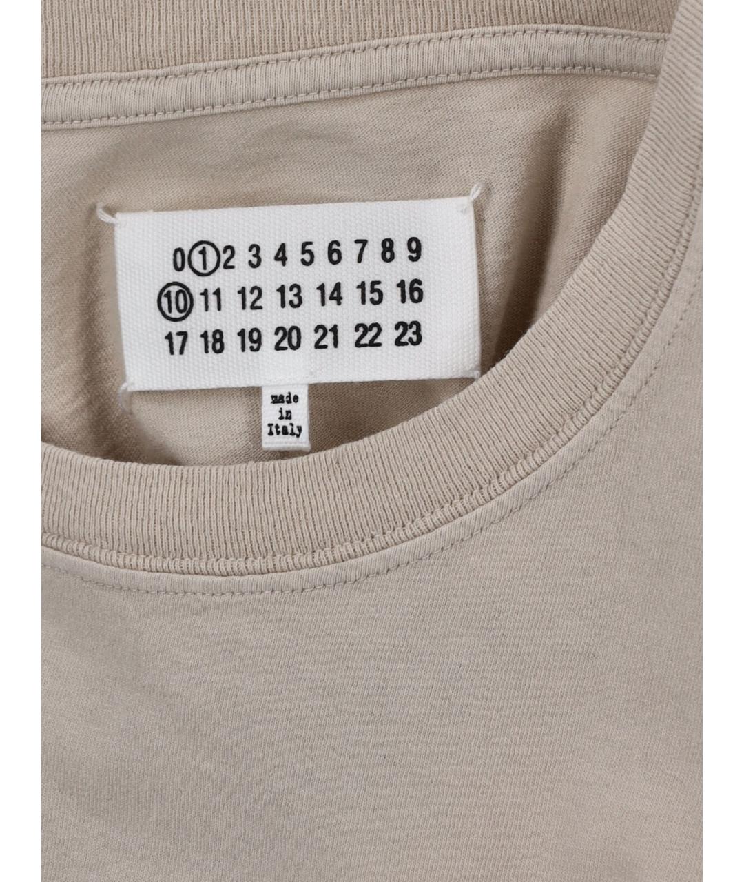 MAISON MARGIELA Белая хлопковая футболка, фото 4