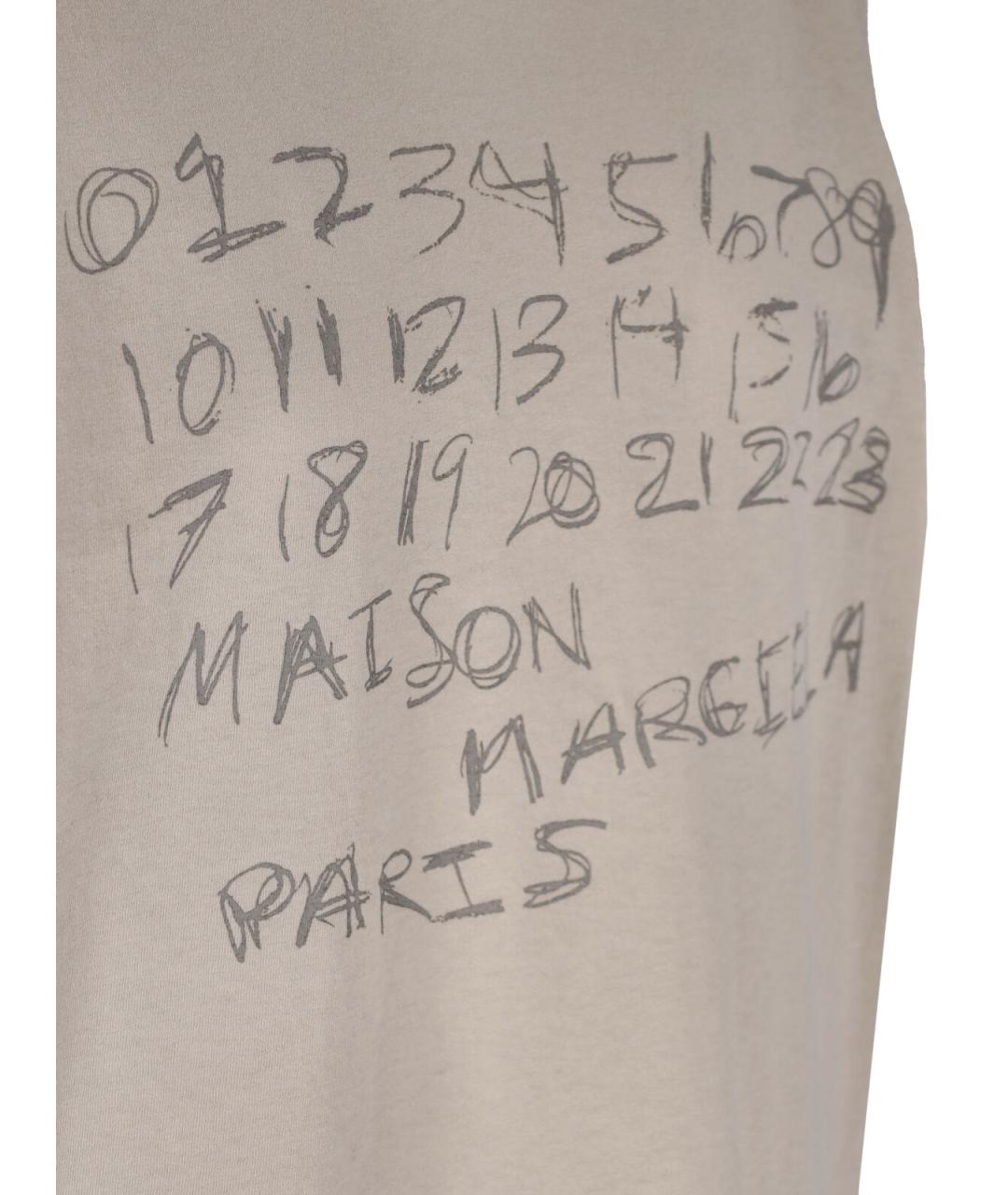 MAISON MARGIELA Белая хлопковая футболка, фото 5