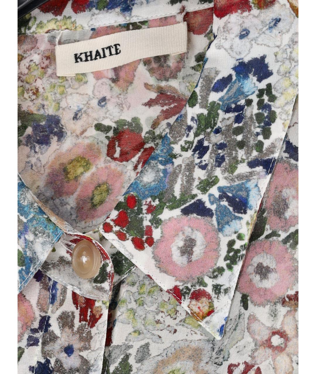 KHAITE Мульти шелковая рубашка, фото 4