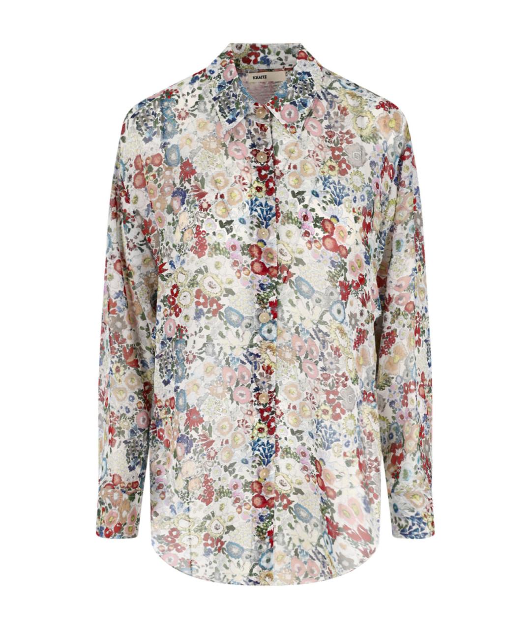 KHAITE Мульти шелковая рубашка, фото 1