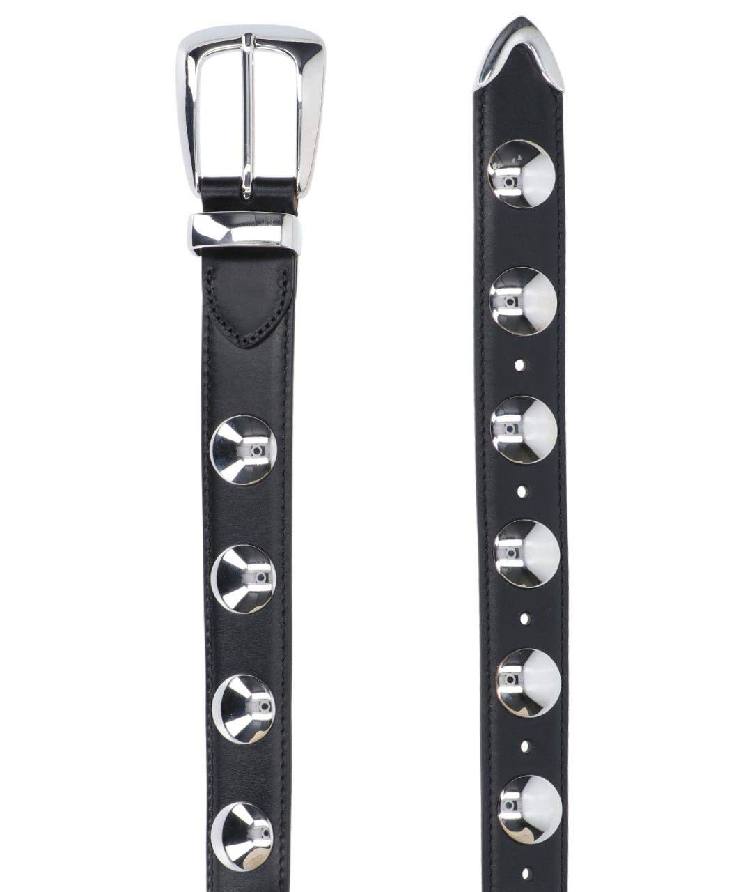 KHAITE Черный кожаный ремень, фото 2