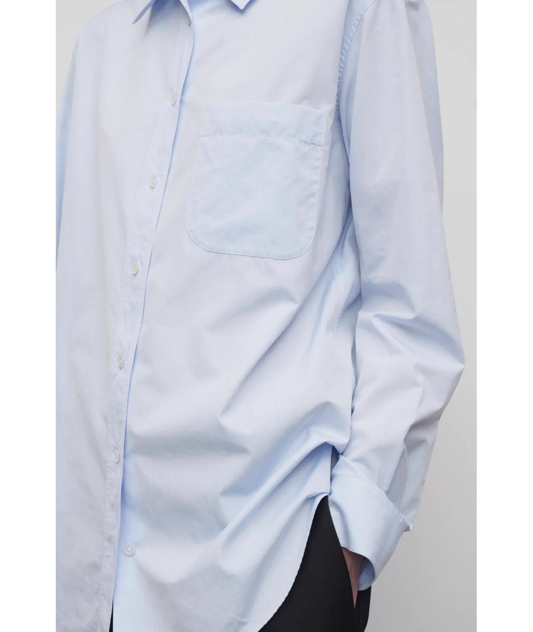 THE ROW Голубая хлопковая рубашка, фото 4