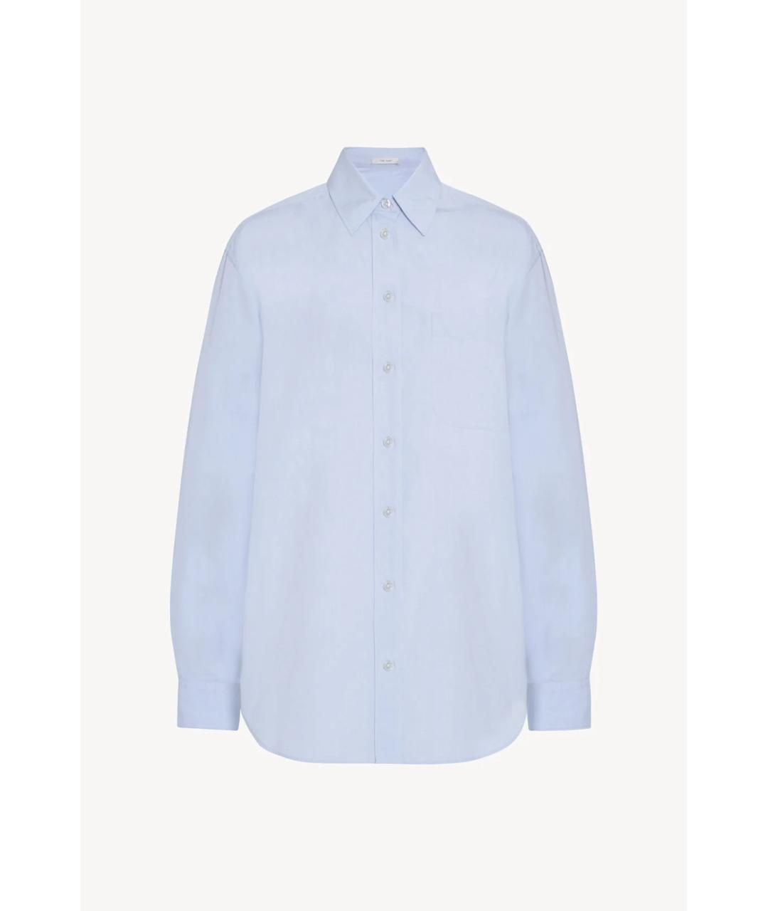 THE ROW Голубая хлопковая рубашка, фото 5
