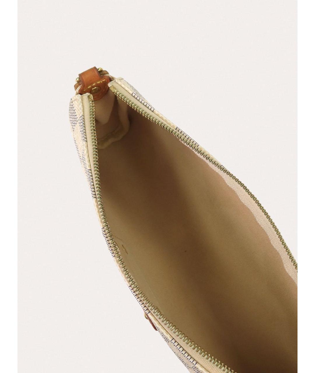 LOUIS VUITTON Белая сумка через плечо, фото 4