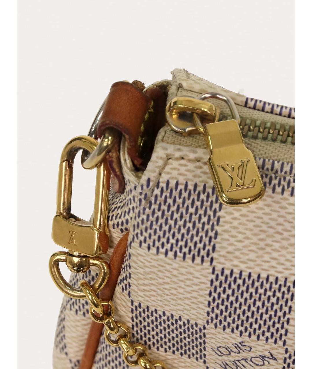 LOUIS VUITTON Белая сумка через плечо, фото 5