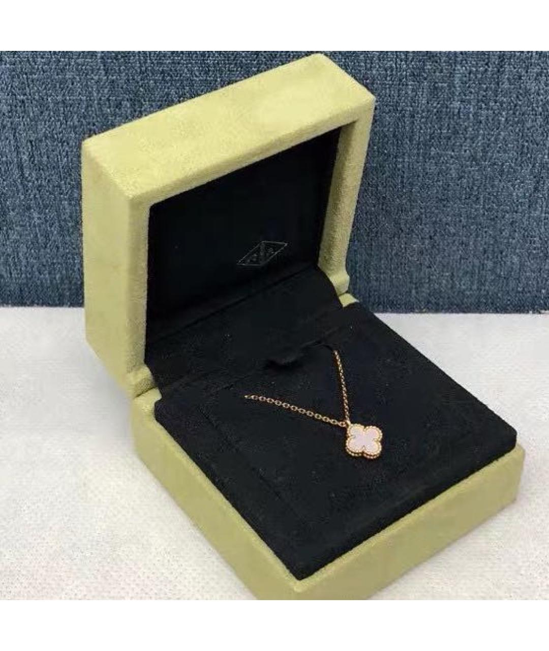 VAN CLEEF & ARPELS Белое колье из желтого золота, фото 4