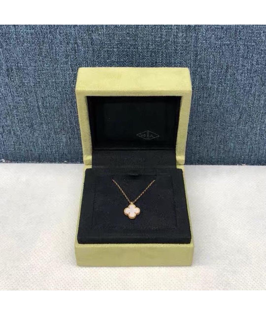 VAN CLEEF & ARPELS Белое колье из желтого золота, фото 3