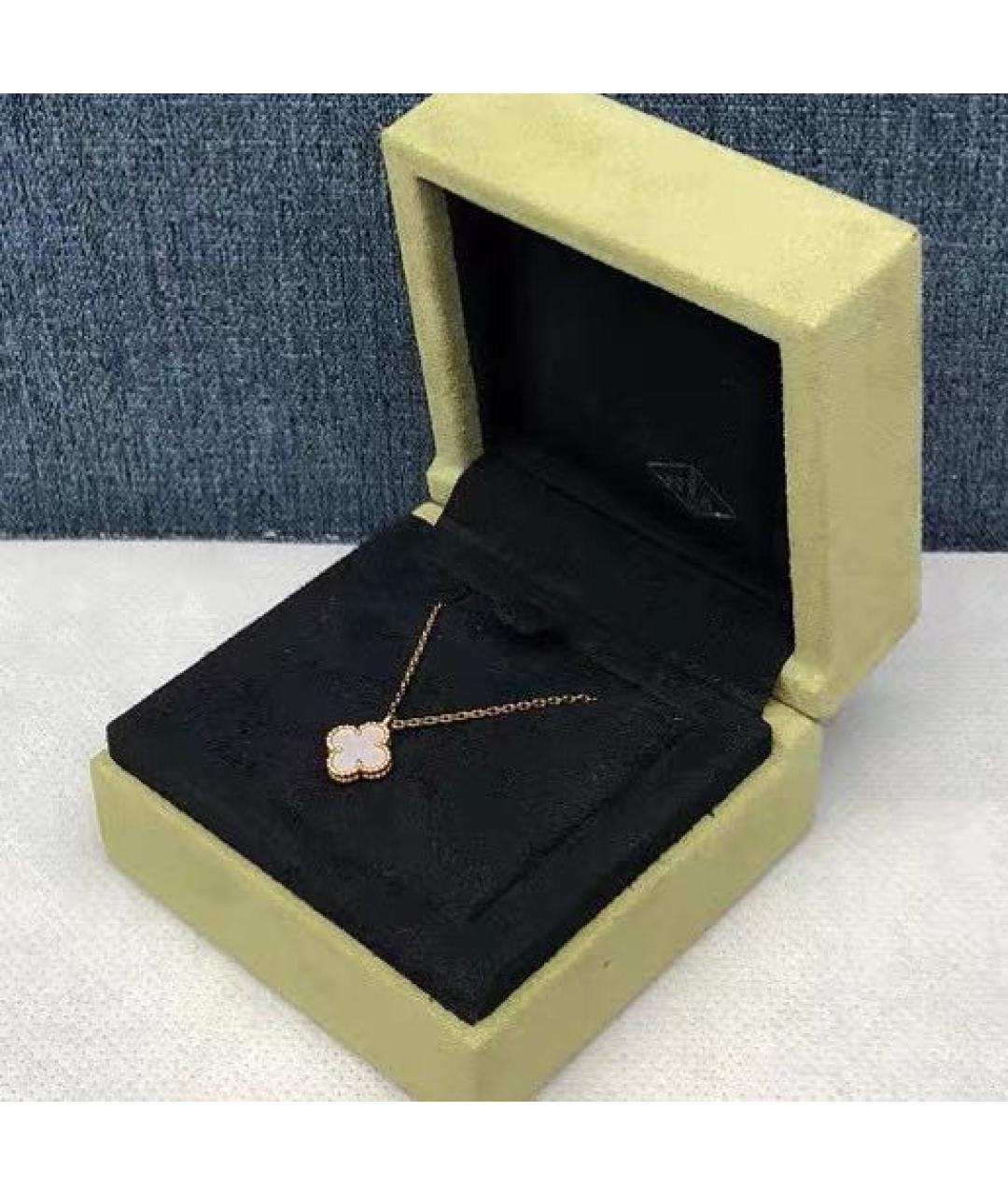 VAN CLEEF & ARPELS Белое колье из желтого золота, фото 5