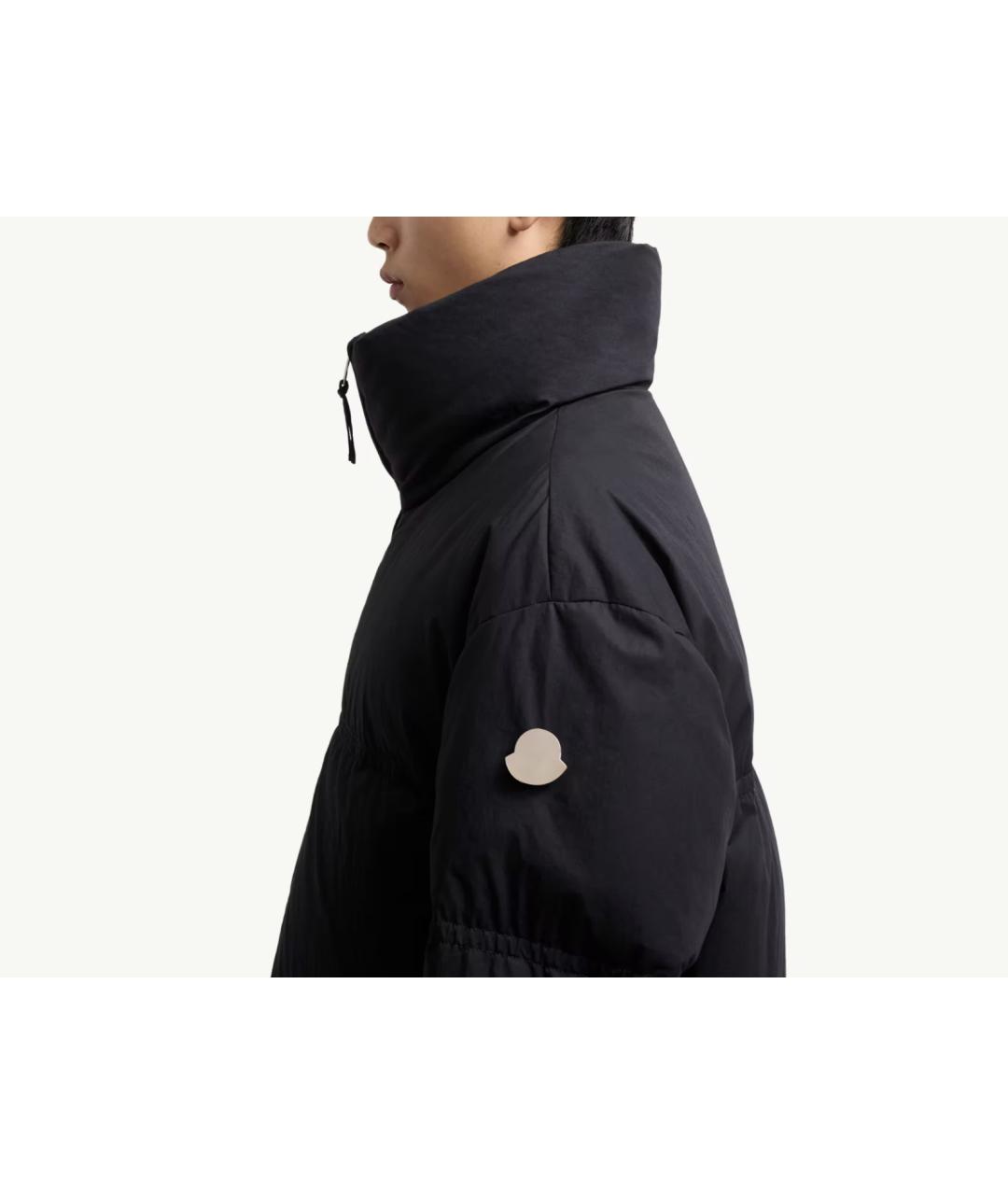 MONCLER Темно-синий хлопковый пуховик, фото 2