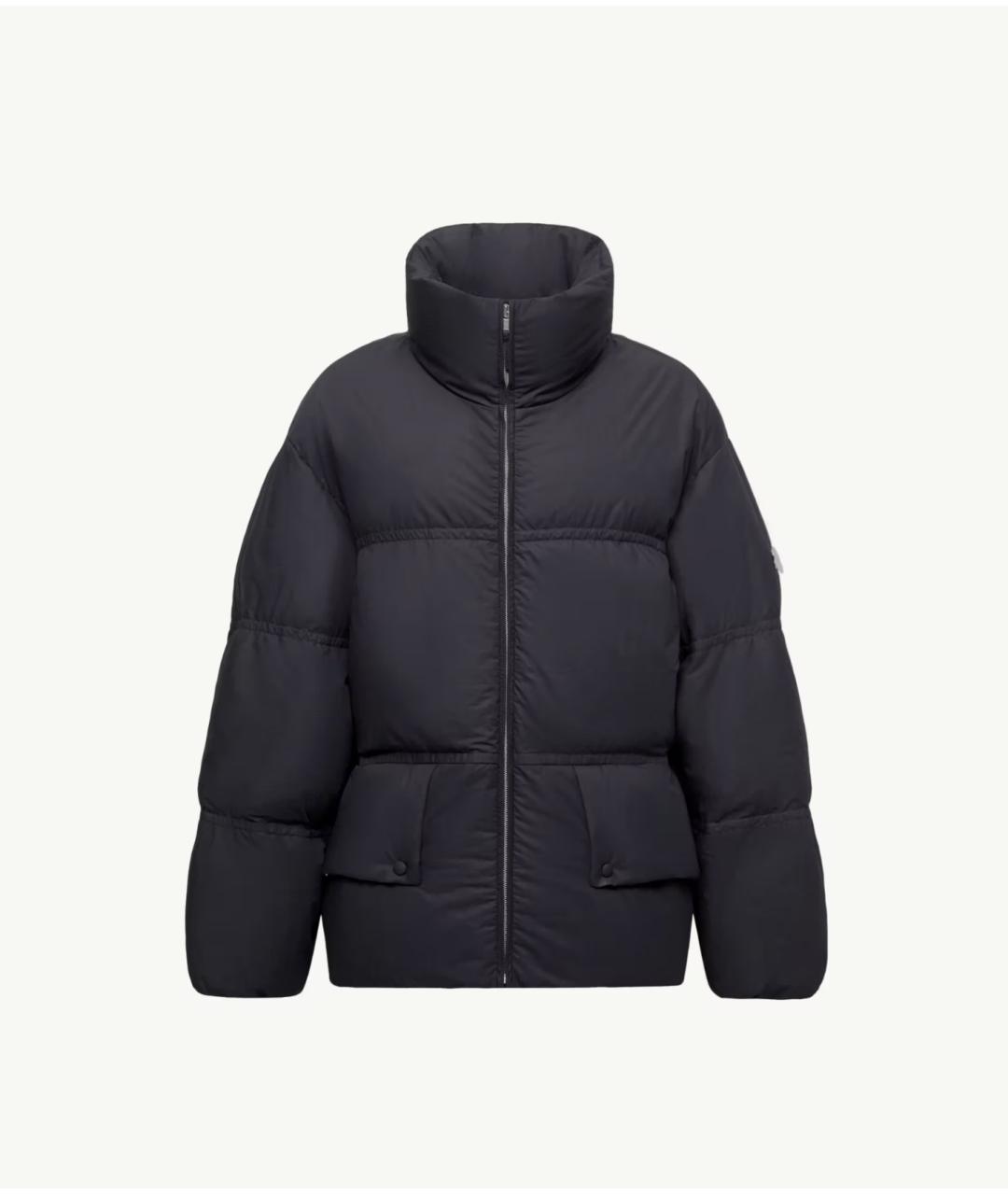 MONCLER Темно-синий хлопковый пуховик, фото 6