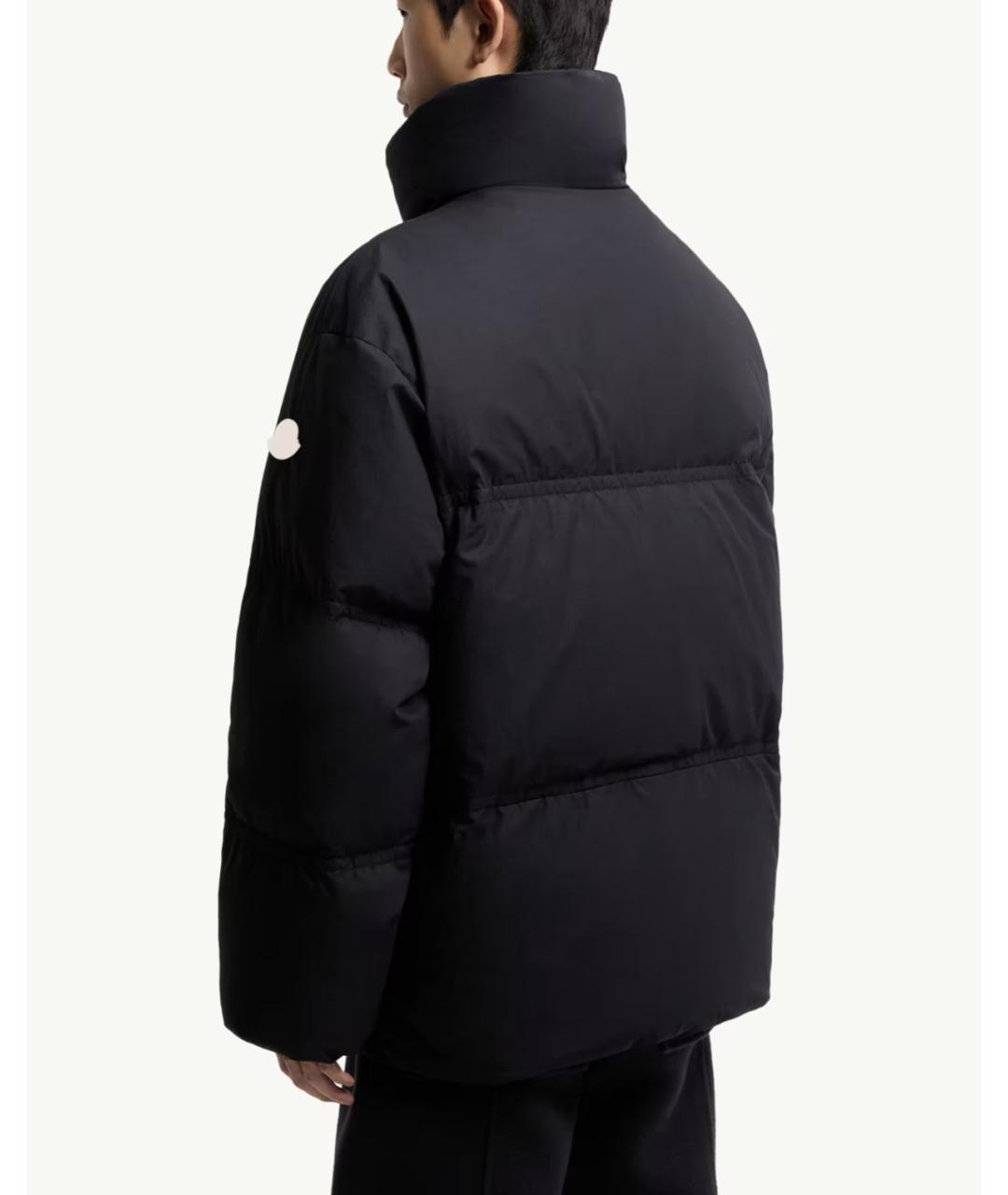 MONCLER Темно-синий хлопковый пуховик, фото 4