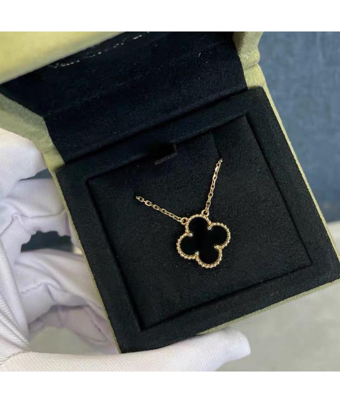 VAN CLEEF & ARPELS Черное колье из желтого золота, фото 5