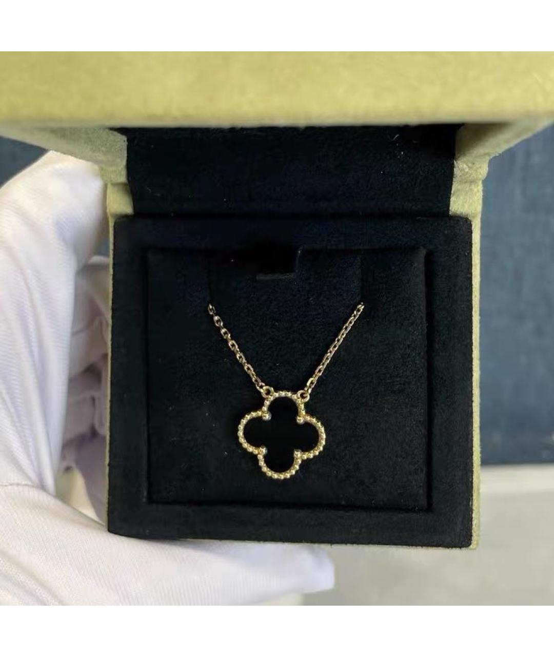 VAN CLEEF & ARPELS Черное колье из желтого золота, фото 7