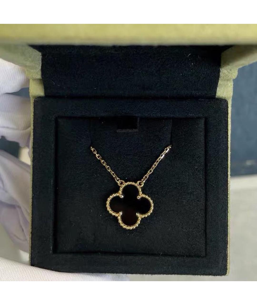 VAN CLEEF & ARPELS Черное колье из желтого золота, фото 4