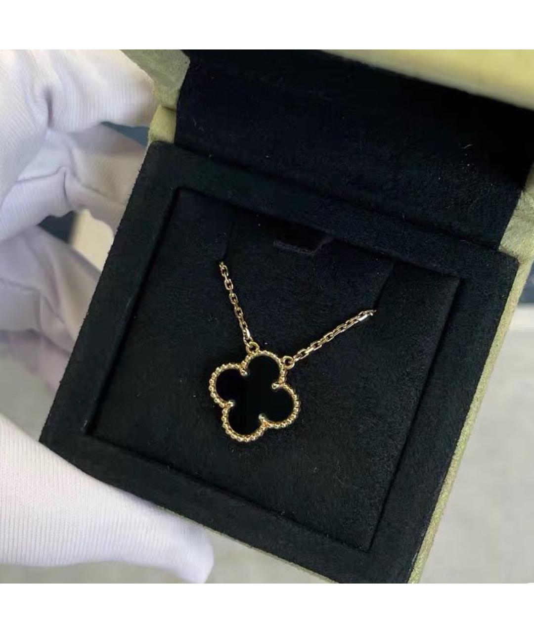 VAN CLEEF & ARPELS Черное колье из желтого золота, фото 6