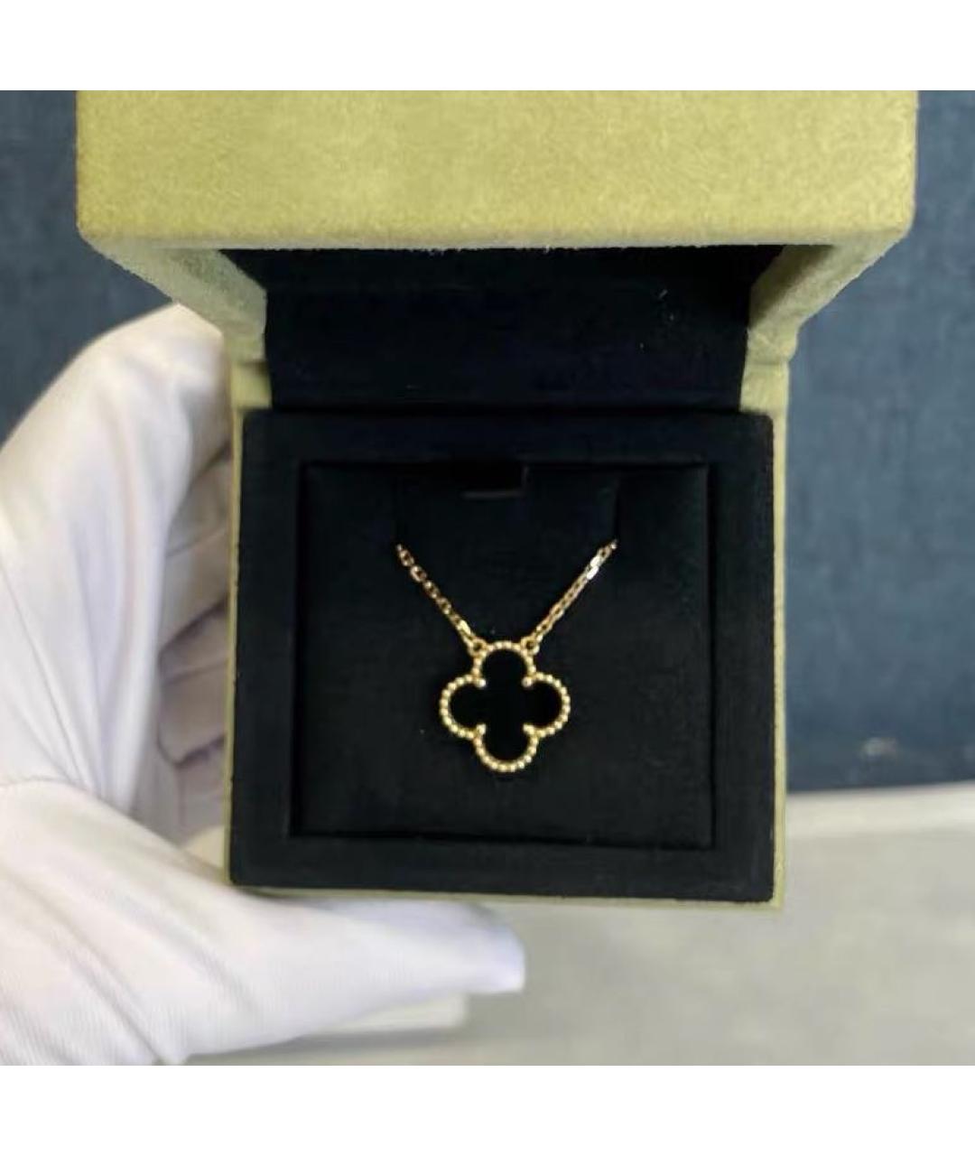 VAN CLEEF & ARPELS Черное колье из желтого золота, фото 3