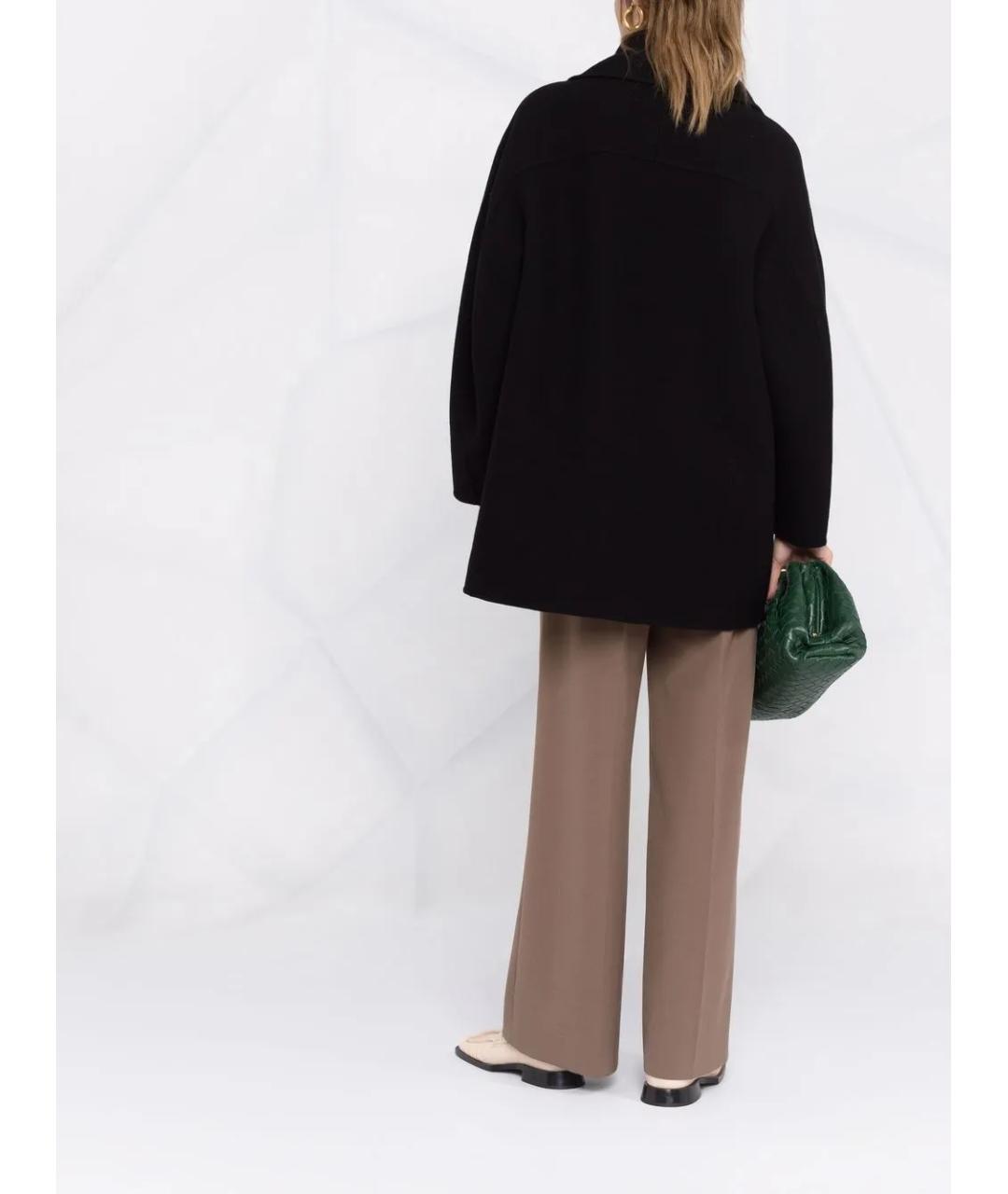 THE ROW Черное шерстяное пальто, фото 6