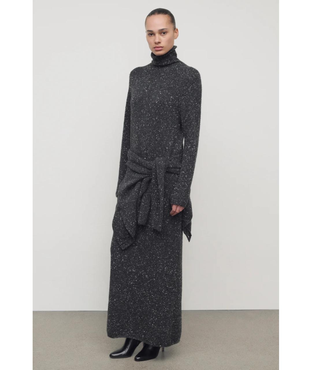 THE ROW Серое кашемировое платье, фото 3