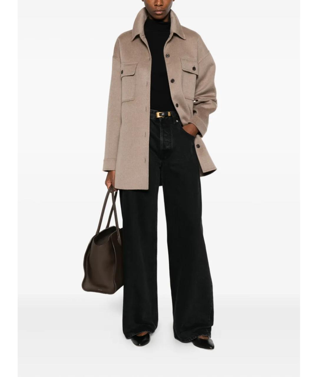 THE ROW Бежевая кашемировая куртка, фото 2