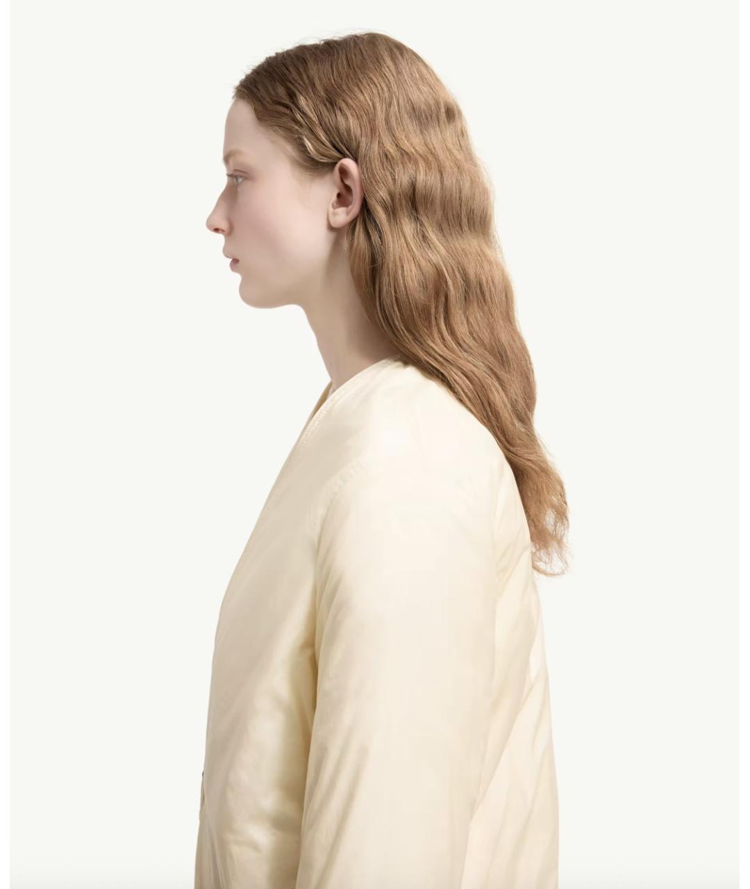 MONCLER Белая шерстяная куртка, фото 3