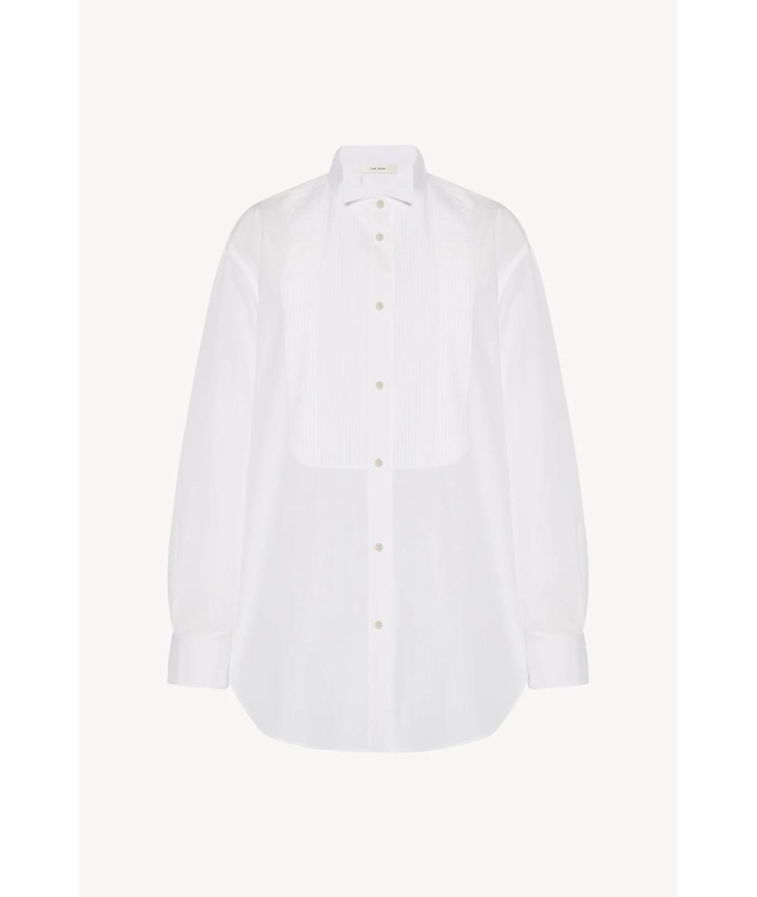 THE ROW Белая хлопковая блузы, фото 4