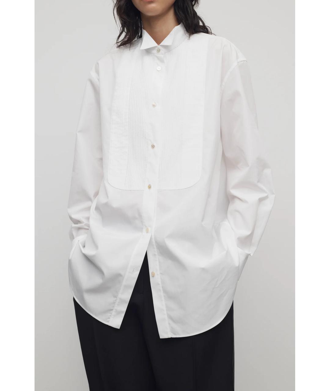 THE ROW Белая хлопковая блузы, фото 3