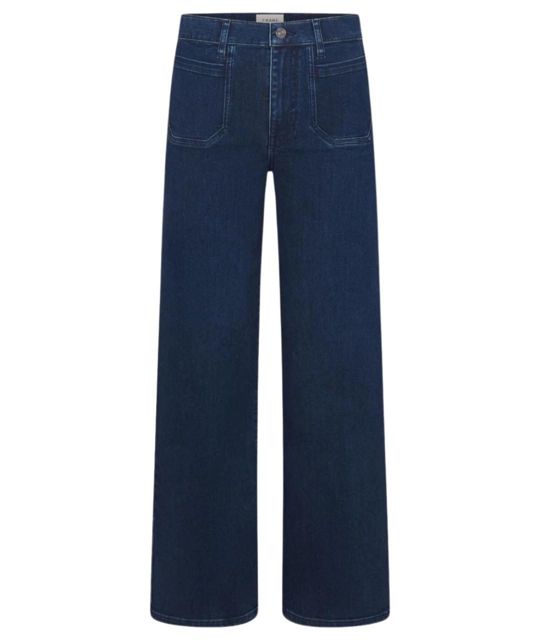 FRAME Синие прямые джинсы, фото 1