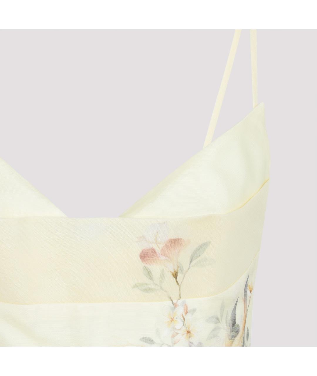 ZIMMERMANN Мульти льняной комбинезон, фото 4