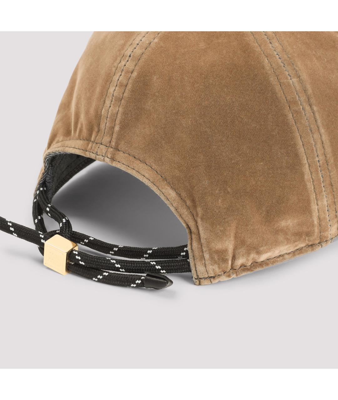MIU MIU Бежевая хлопковая кепка, фото 3