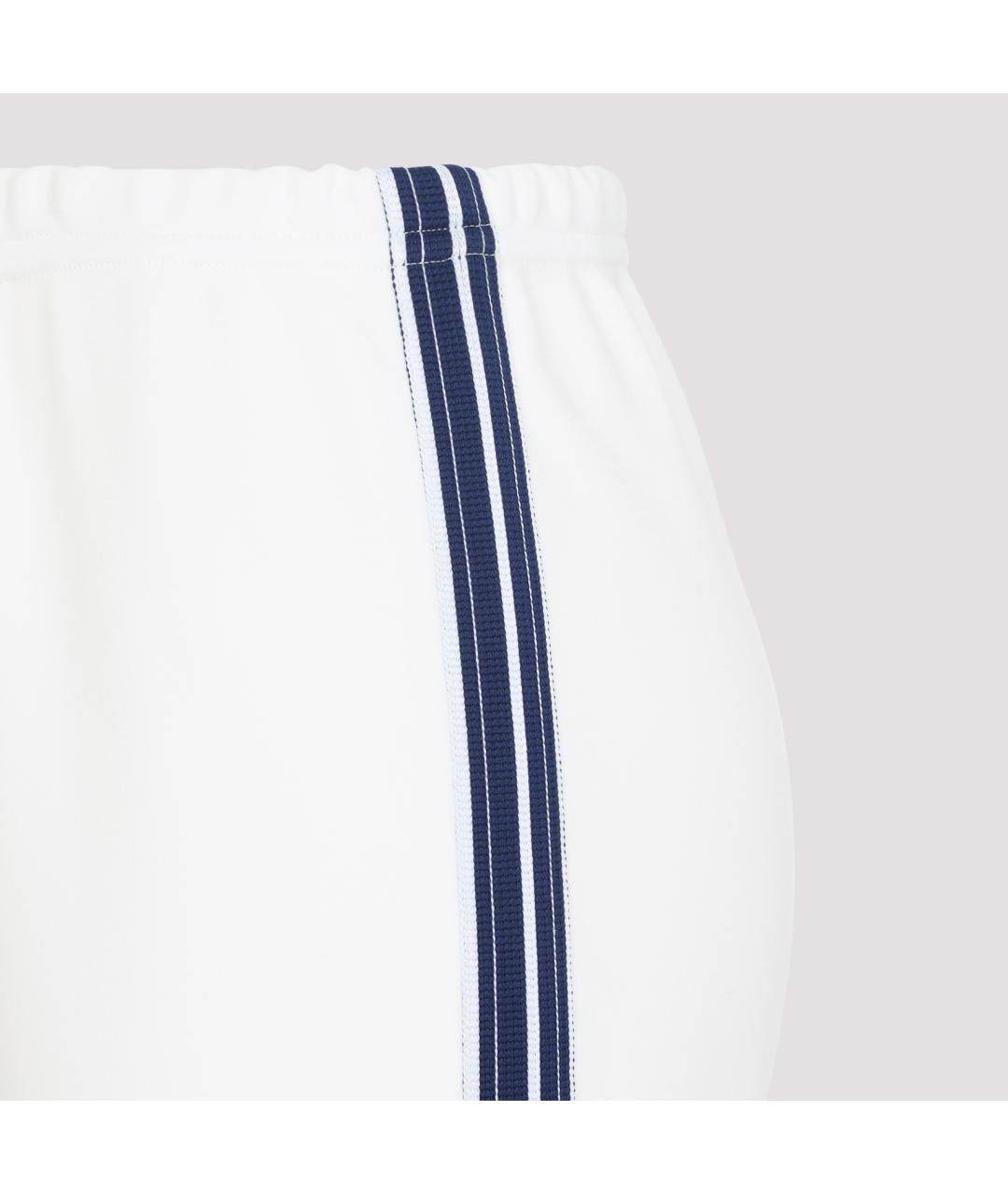 PRADA Белые полиэстеровые прямые брюки, фото 5