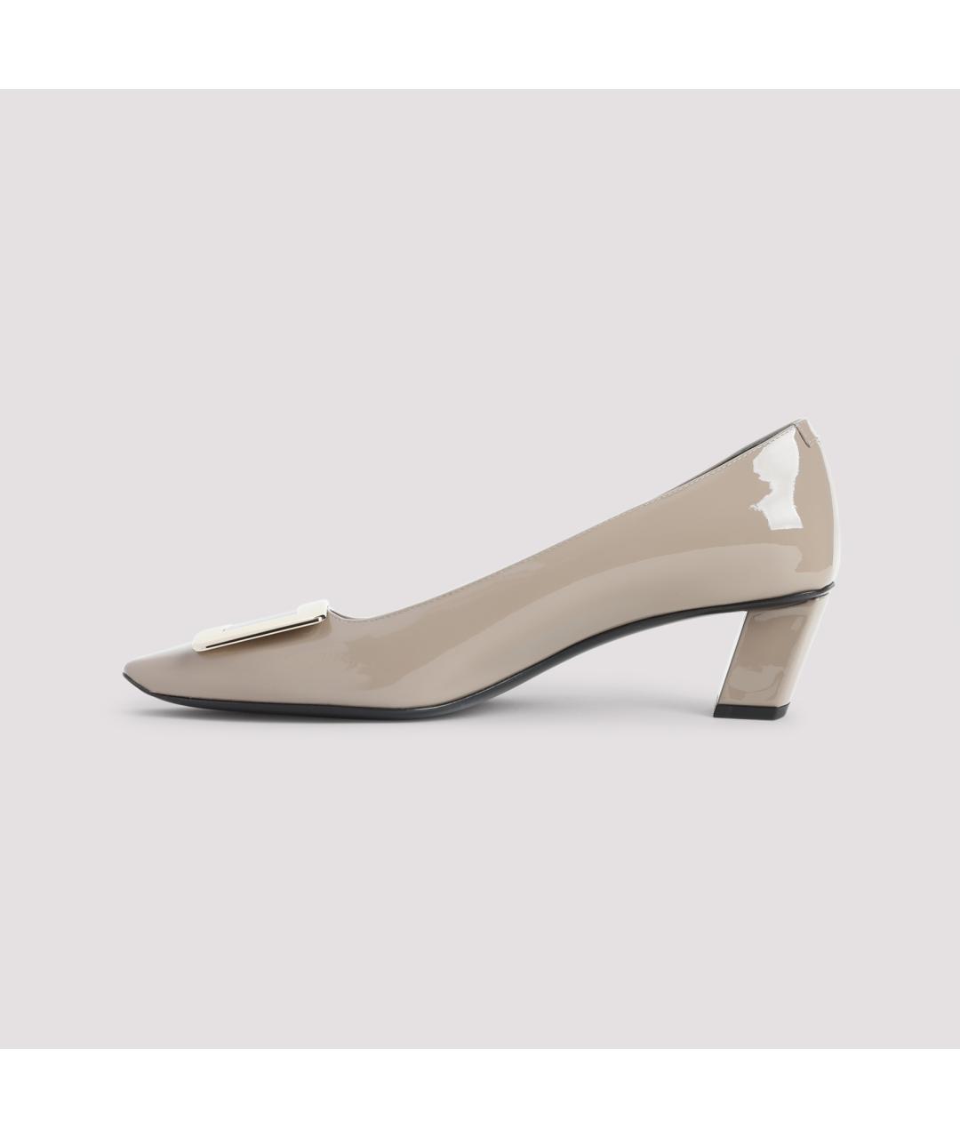 ROGER VIVIER Бежевые кожаные туфли, фото 2