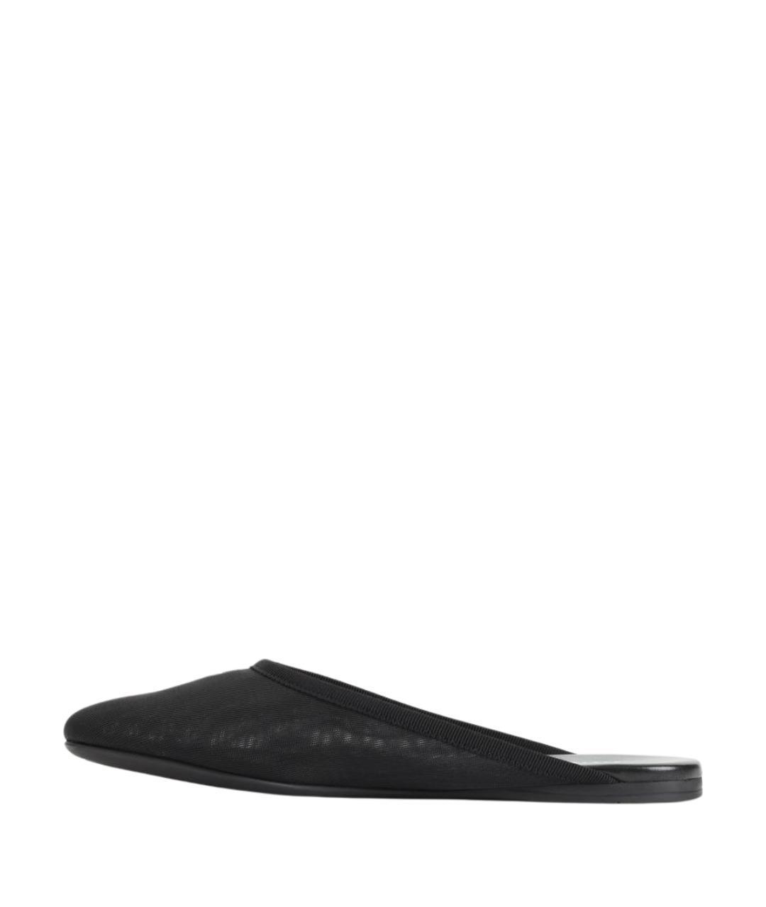 MIU MIU Черные синтетические мюли, фото 2
