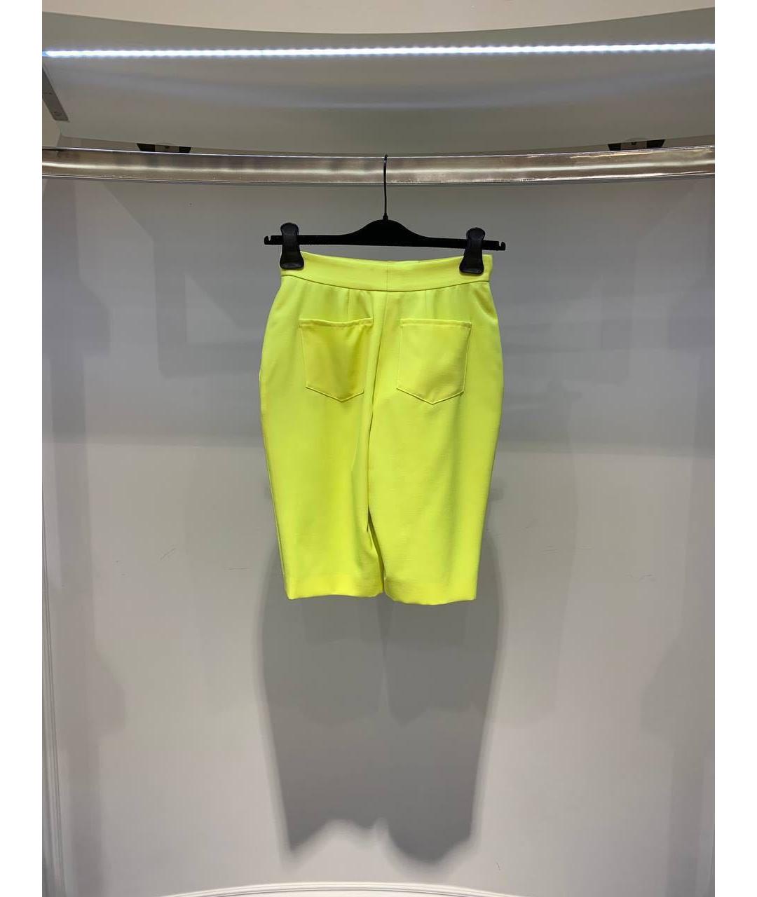 BALMAIN Желтые шорты, фото 2