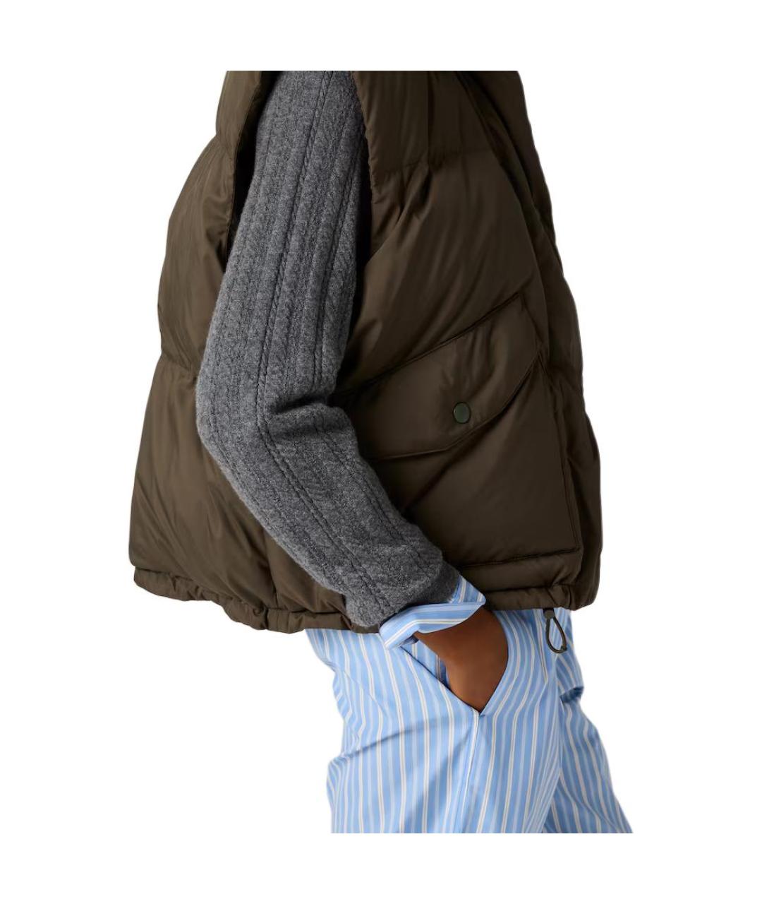 MIU MIU Зеленый жилет, фото 2