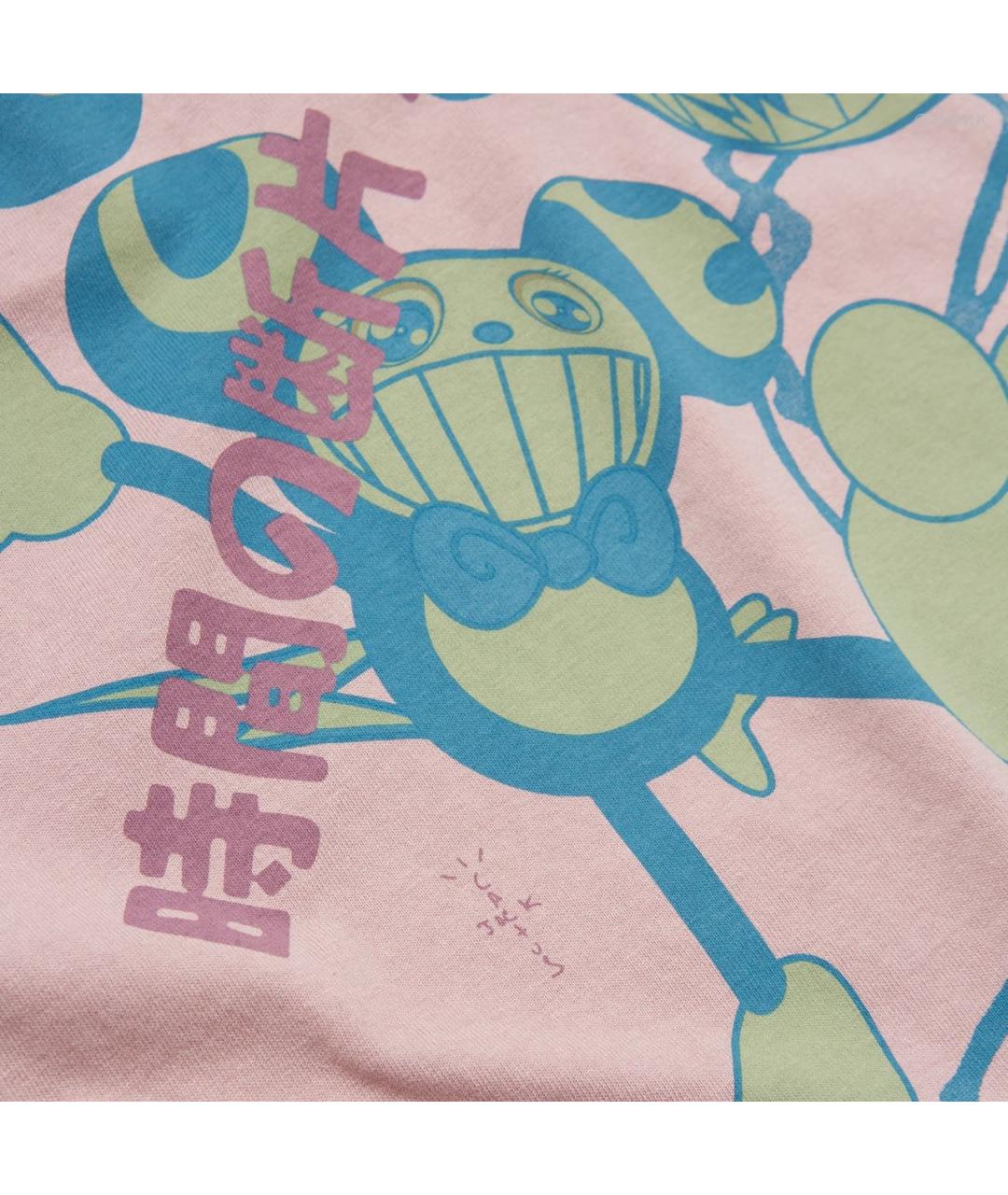 CACTUS JACK BY TRAVIS SCOTT Коралловая хлопковая футболка, фото 4