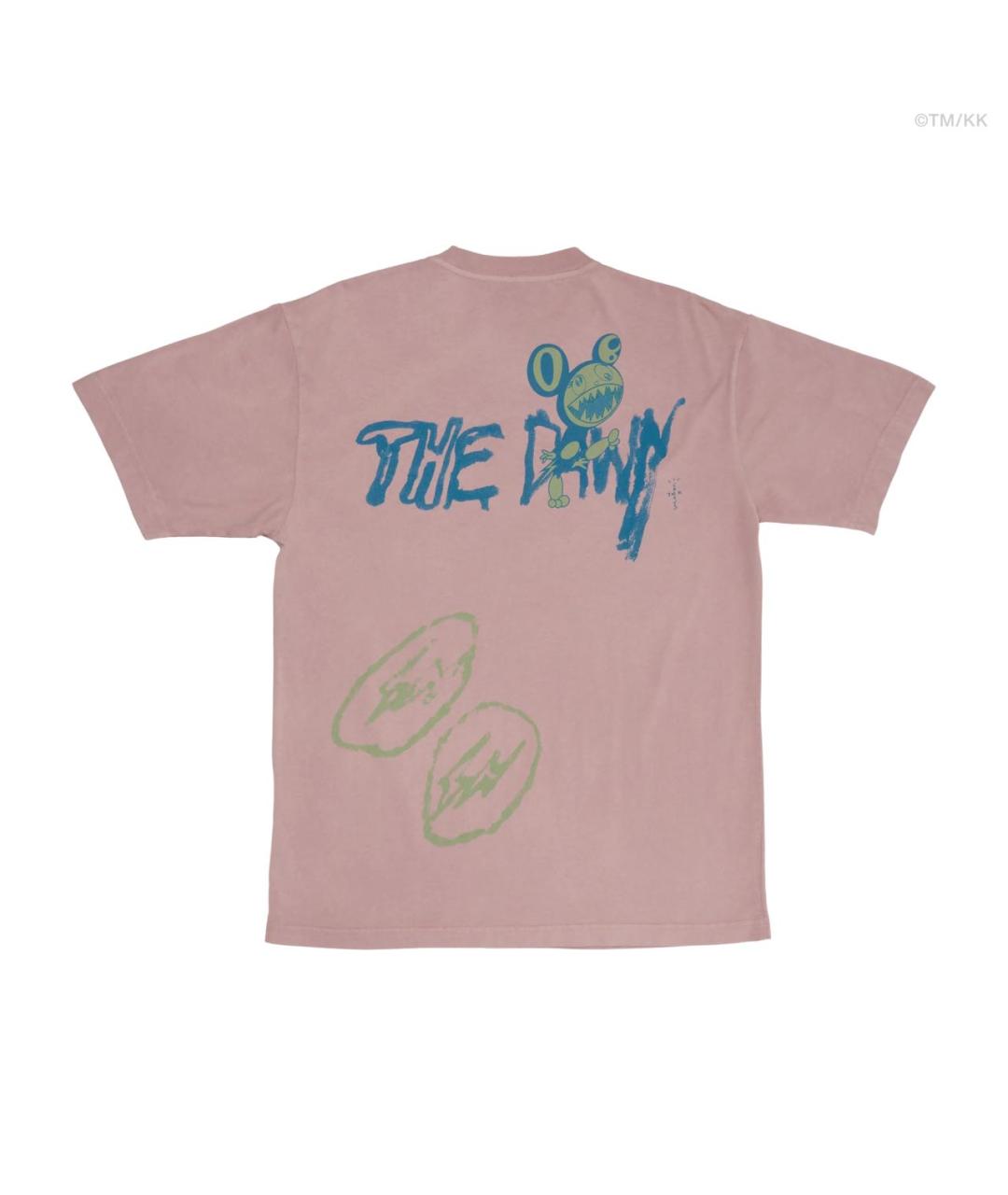 CACTUS JACK BY TRAVIS SCOTT Коралловая хлопковая футболка, фото 2