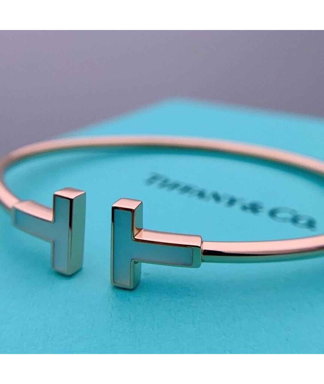 TIFFANY&CO Белый браслет из желтого золота, фото 4