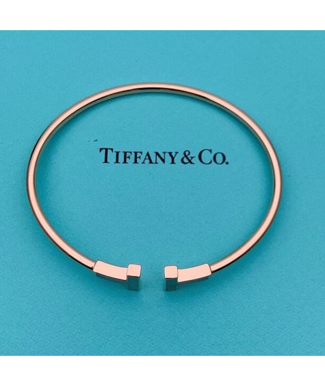 TIFFANY&CO Белый браслет из желтого золота, фото 5