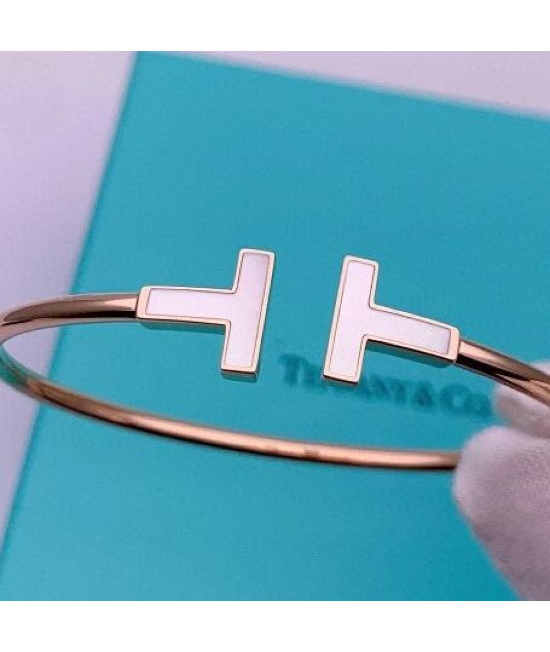 TIFFANY&CO Белый браслет из желтого золота, фото 2