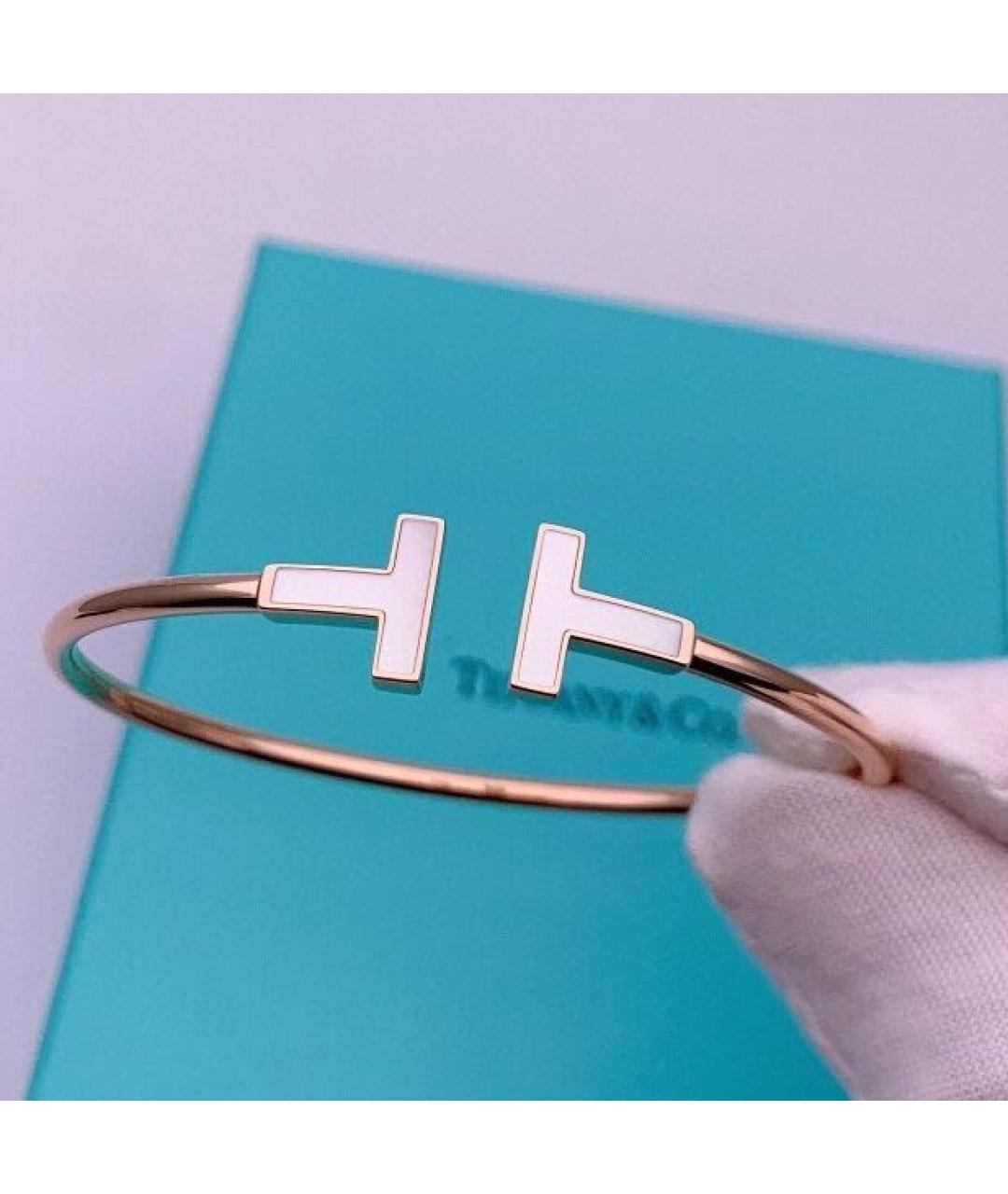 TIFFANY&CO Белый браслет из желтого золота, фото 6