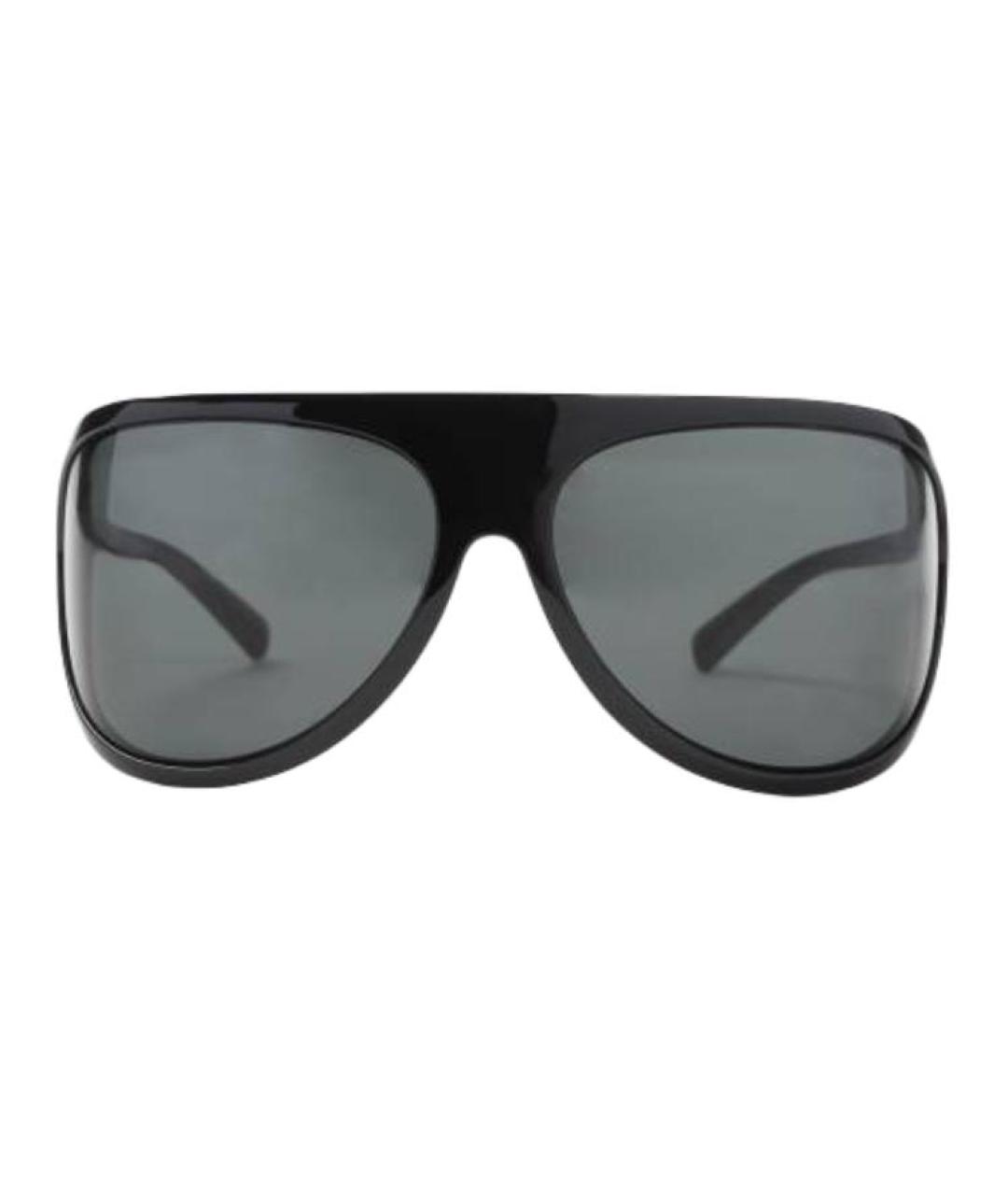 MIU MIU Черные пластиковые солнцезащитные очки, фото 1
