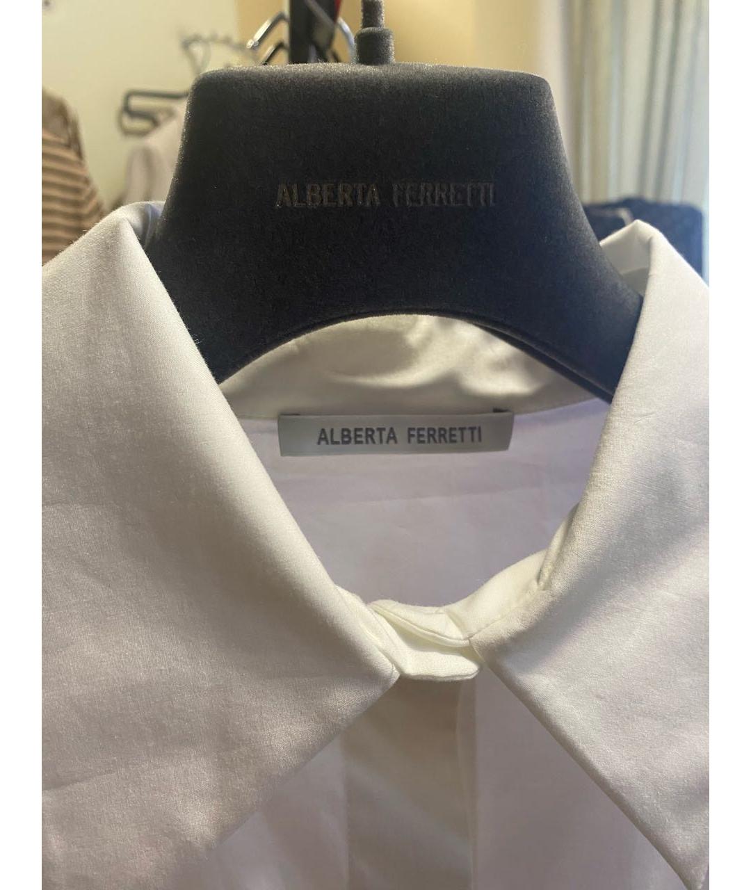 ALBERTA FERRETTI Белая рубашка, фото 3