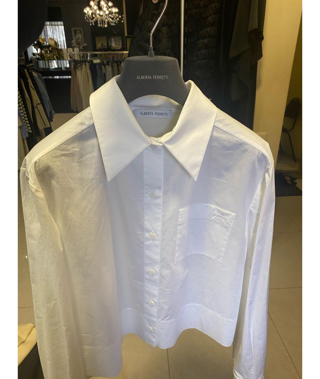 ALBERTA FERRETTI Белая рубашка, фото 6