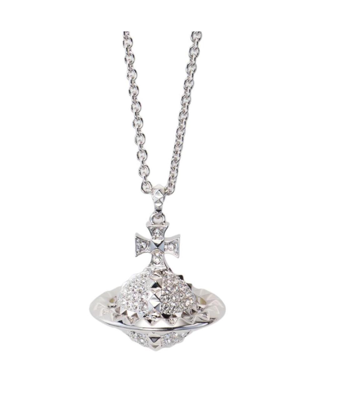 VIVIENNE WESTWOOD Серебряная металлическая цепочка, фото 3