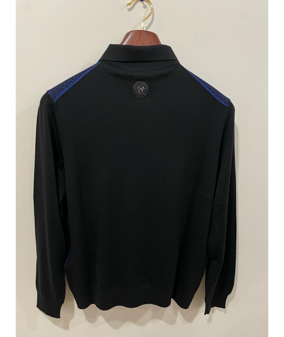 STEFANO RICCI Темно-синий джемпер / свитер, фото 2